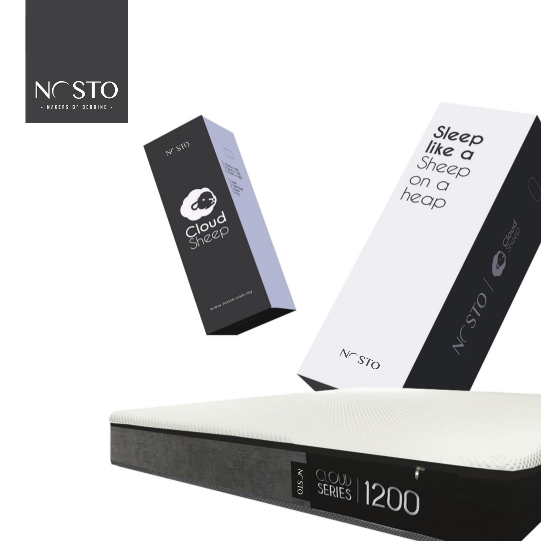 NOSTO CloudSeries 1200 Latex Foam Mattress 9.5"