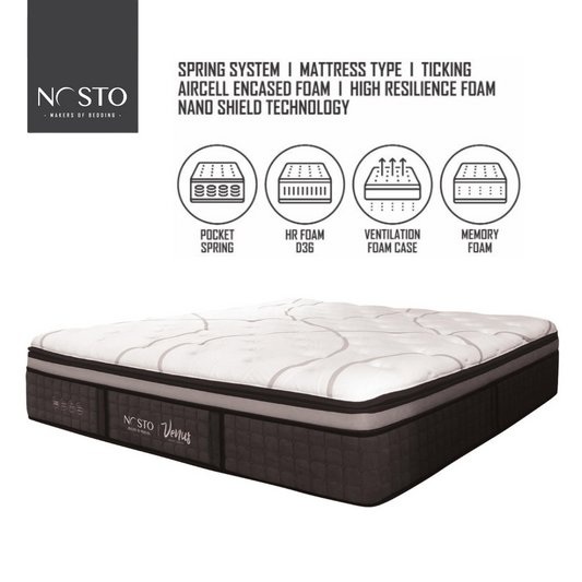 NOSTO Venus Mattress 15" - Galaxy Series
