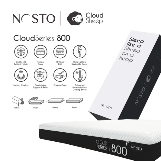 NOSTO CloudSeries 800 Memory Foam Mattress 7.5"