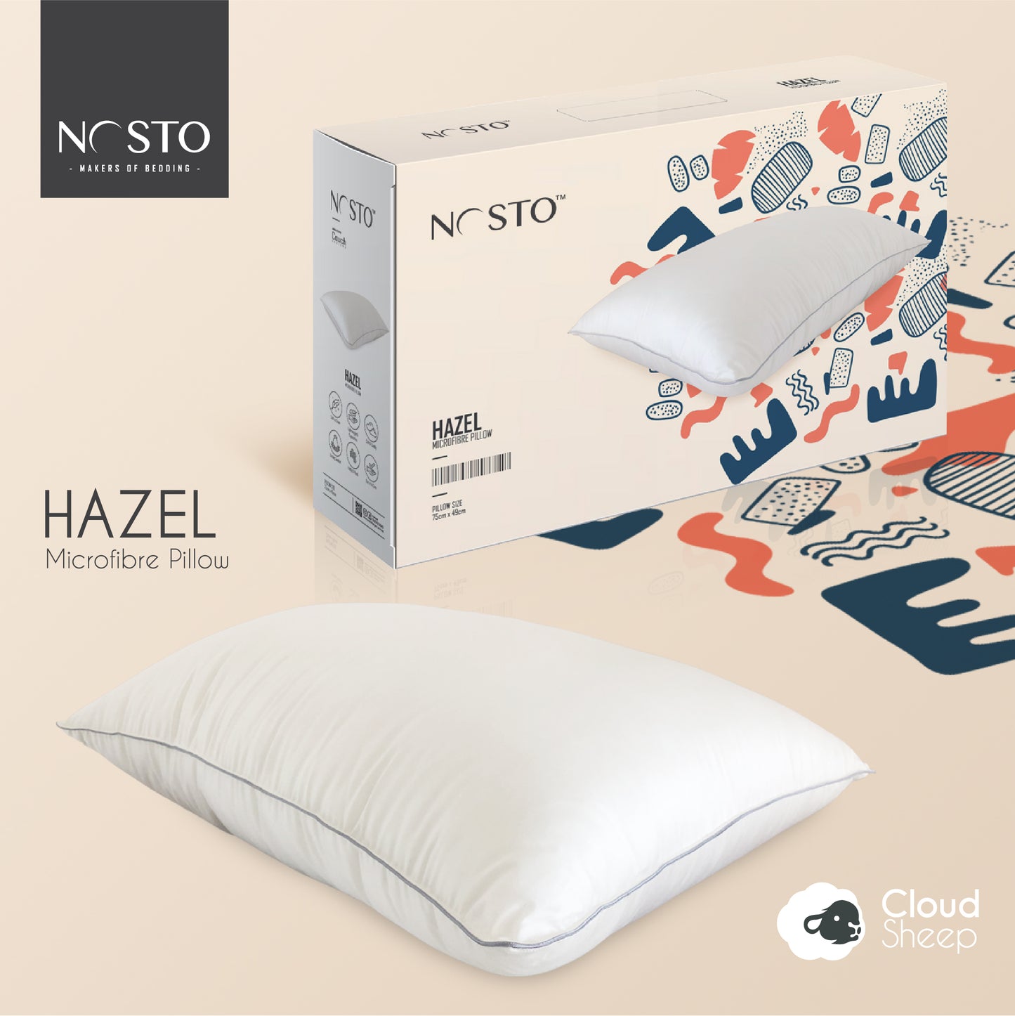 NOSTO Hazel Microfiber Pillow