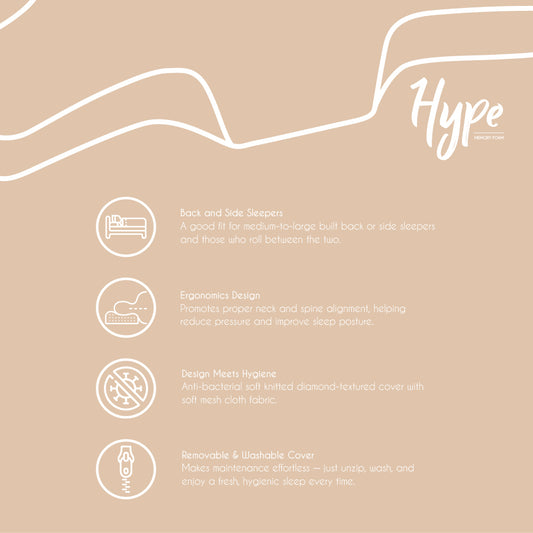 NOSTO Hype Memory Foam Pillow