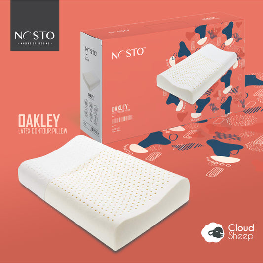 NOSTO Oakley Contour Latex Pillow