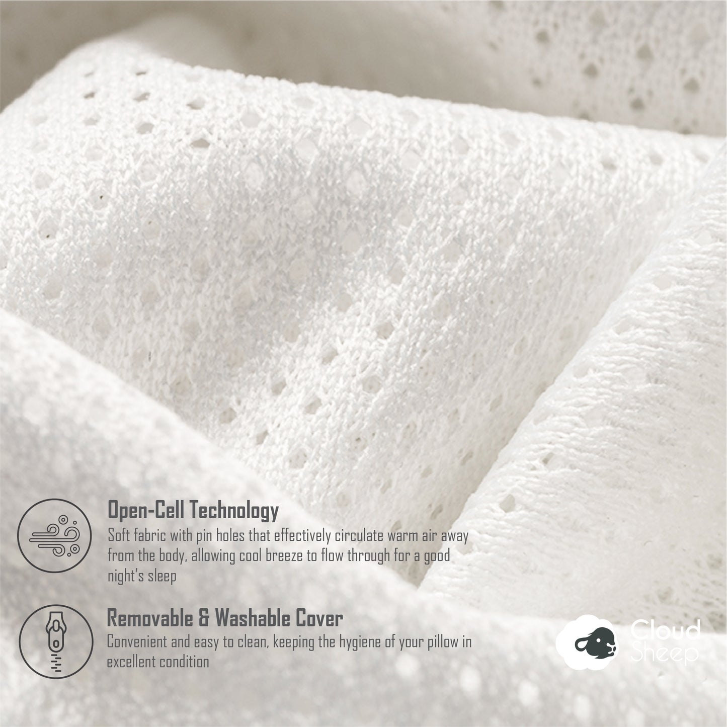 NOSTO Oakley Contour Latex Pillow