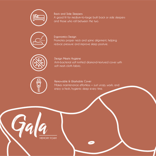 NOSTO Gala Memory Foam Pillow