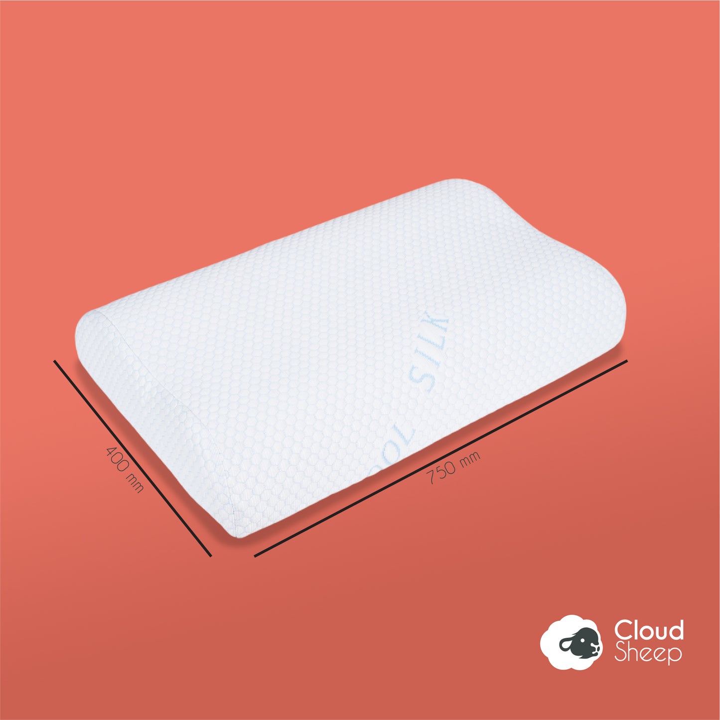 NOSTO Oakley Contour Latex Pillow