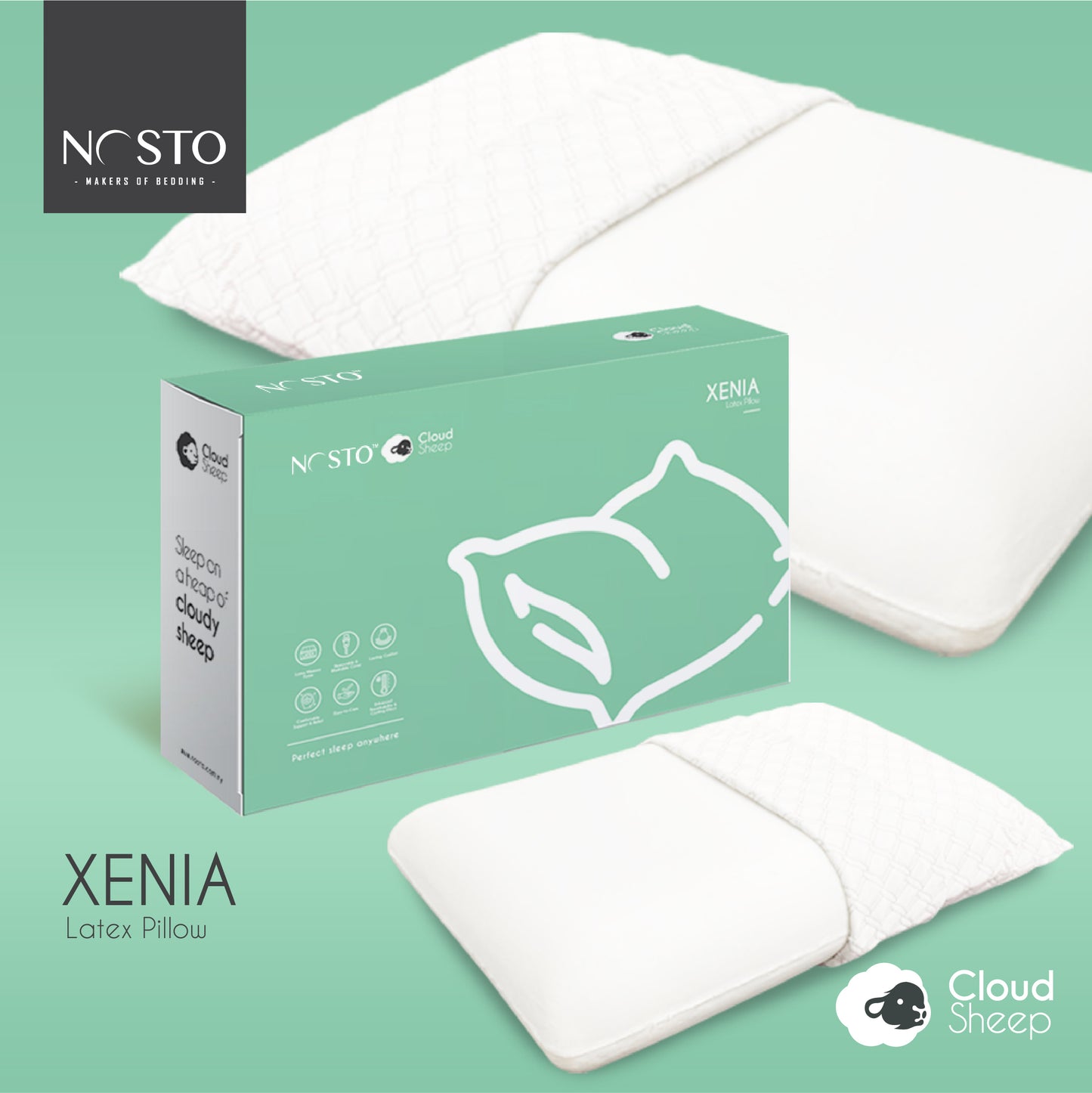NOSTO Xenia Latex Pillow
