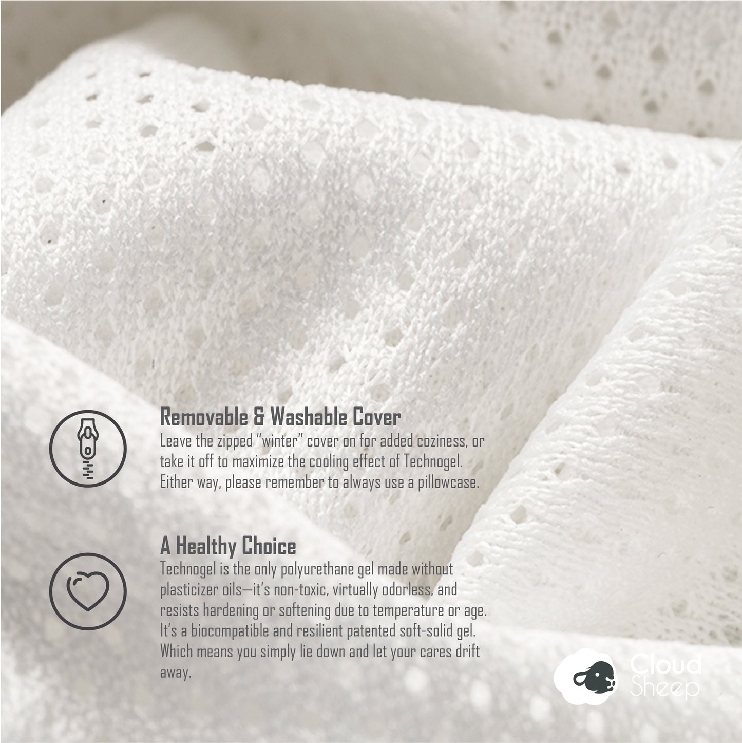 NOSTO Freya Cooling Gel Memory Foam Pillow