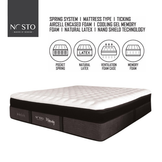 NOSTO Mercury Mattress 16″ - Galaxy Series