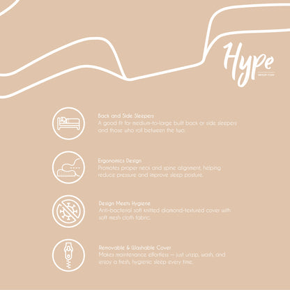 NOSTO Hype Memory Foam Pillow