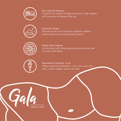 NOSTO Gala Memory Foam Pillow