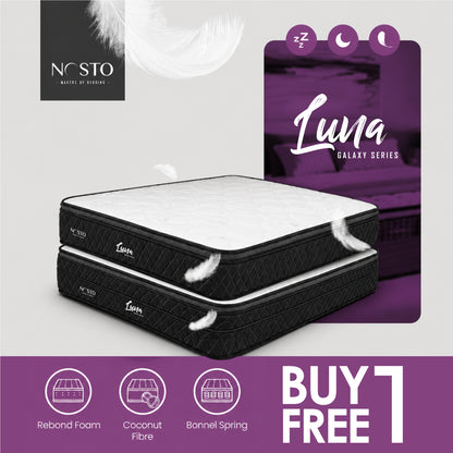 NOSTO Luna Mattress - Galaxy Series [BUY 1 FREE 1]