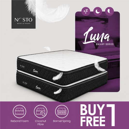 NOSTO Luna Mattress - Galaxy Series [BUY 1 FREE 1]
