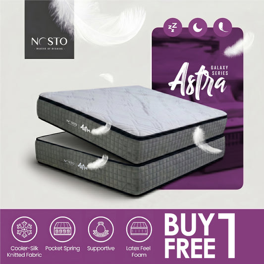 NOSTO Astra Mattress - Galaxy Series [BUY 1 FREE 1]